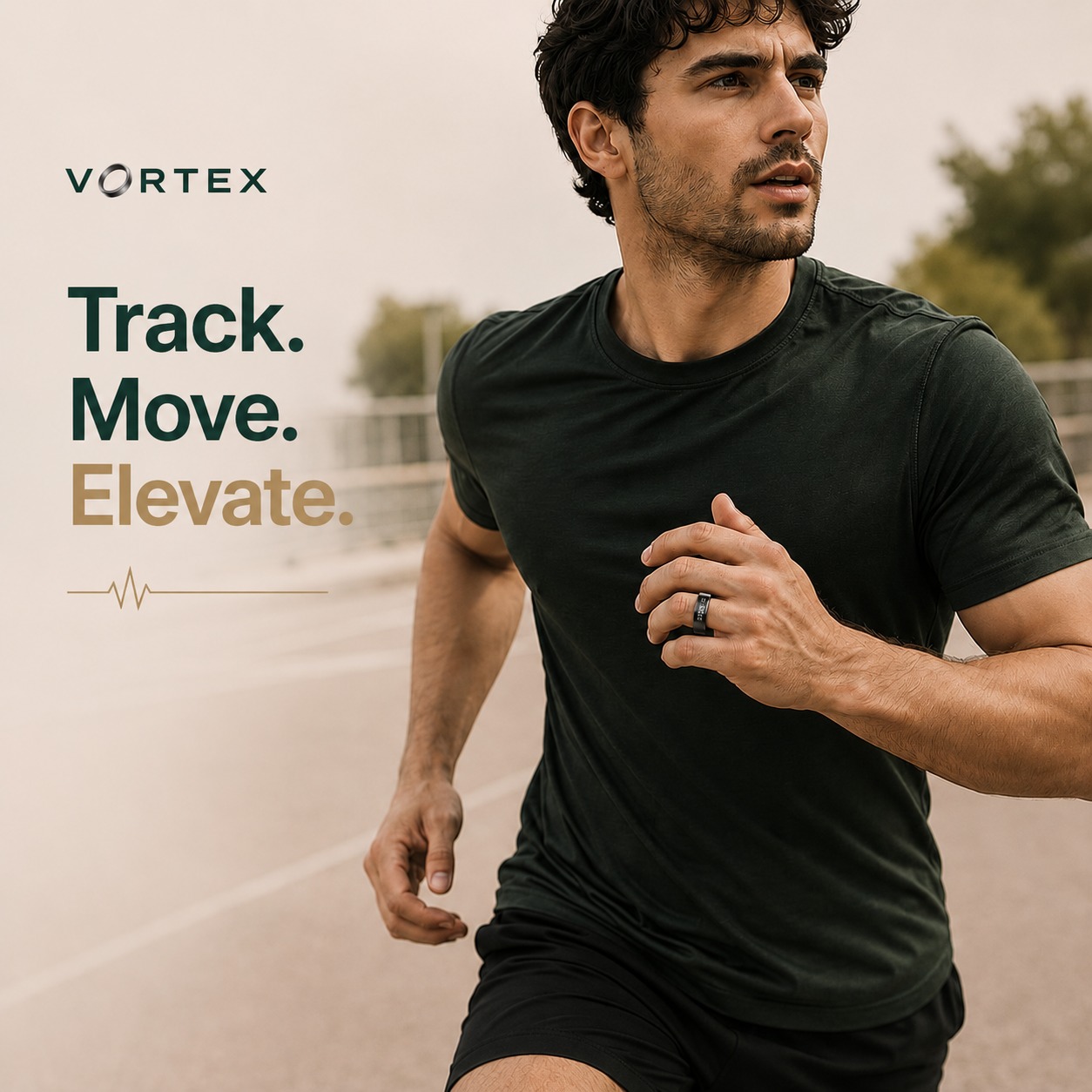 Vortex Core Smart Ring sports mode exercise tracking indicators